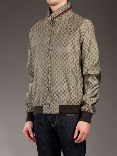 gucci monogram jacket replica|gucci monogram jacket men.